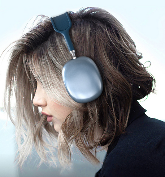 P9 Wireless Bluetooth Headphones in use