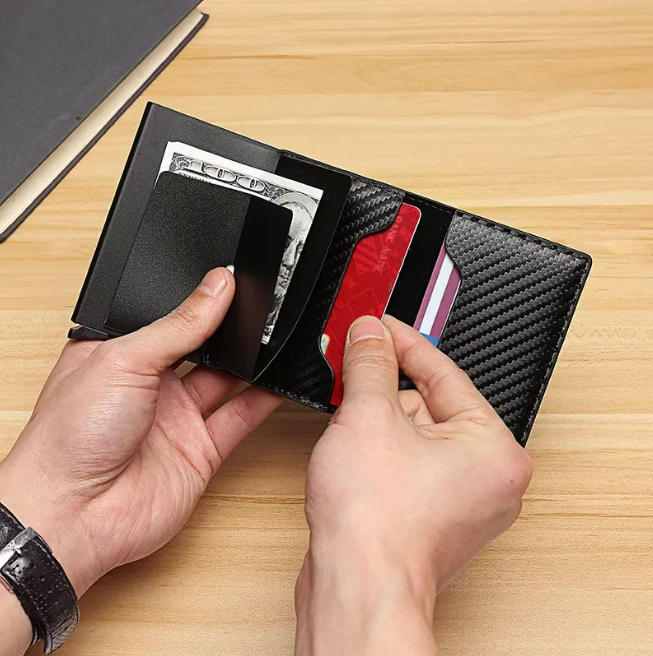 Credit Card Holder in use