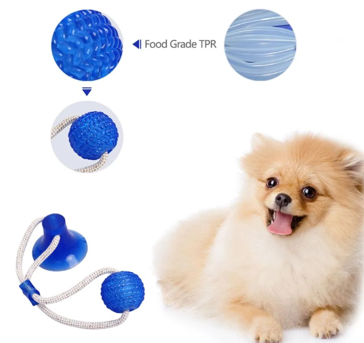 Silicone Suction Cup Dog Toy