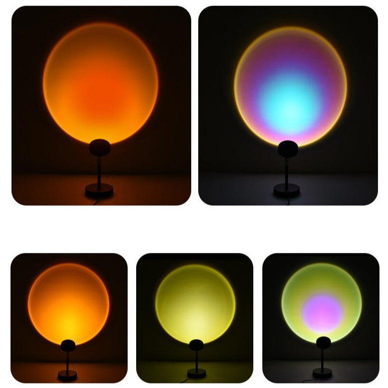 Sunset Lamp Color Options